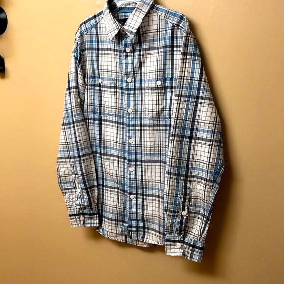 Tony Hawk Men's Button Down Long Sleeve Plaid Shirt Medium - Picture 11 of 13